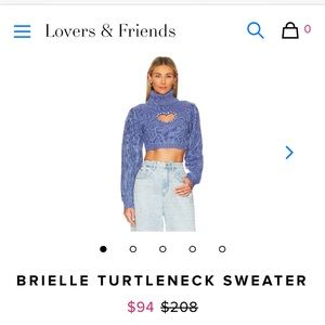 Lovers & Friends BRIELLE TURTLENECK SWEATER